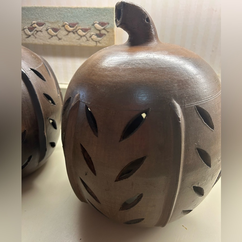 LanternThanksgiving Halloween opening from bottom stand alone candle inside.